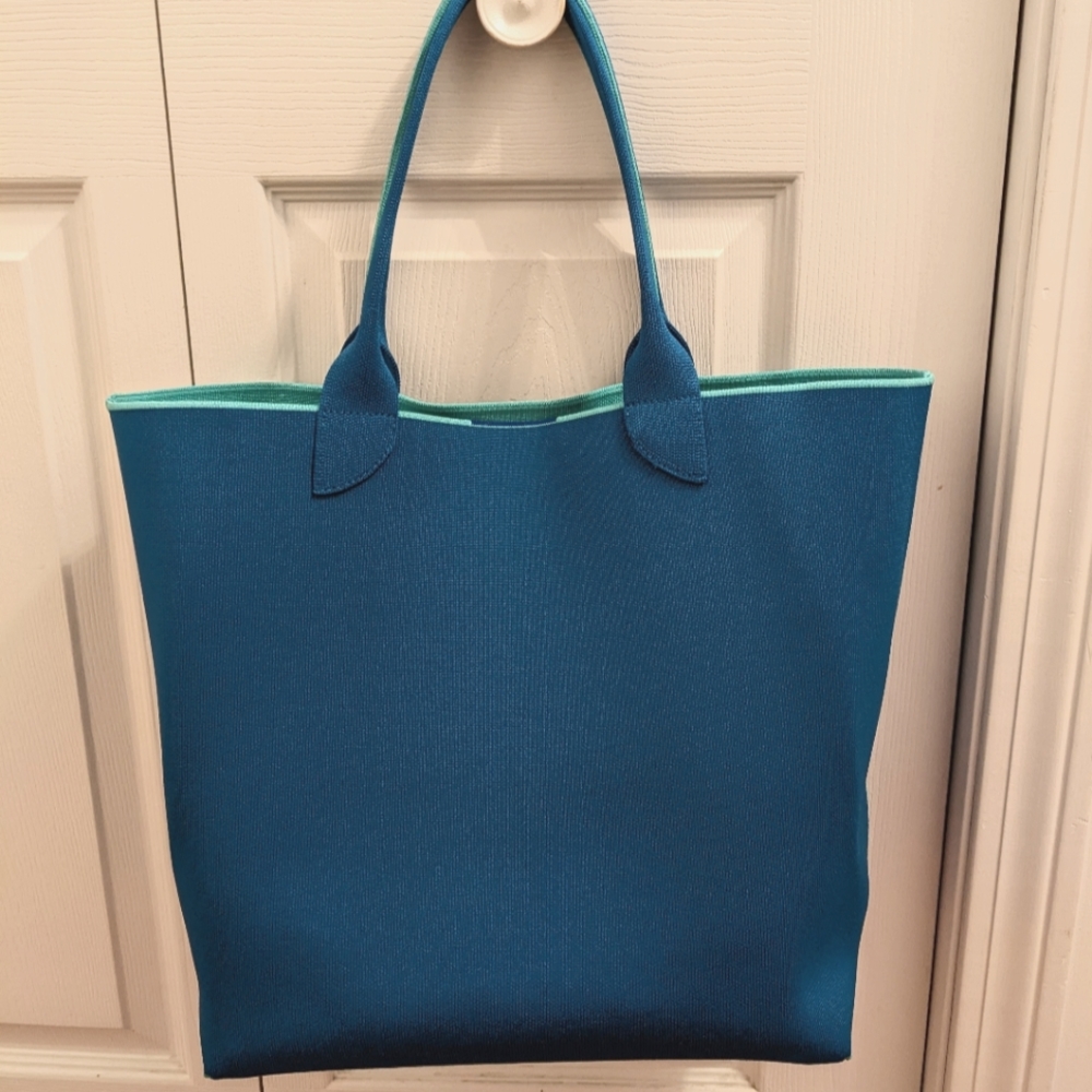 Rothy's lightweight tote Blue Aqua